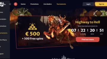 Hell Spin Casino Tournaments