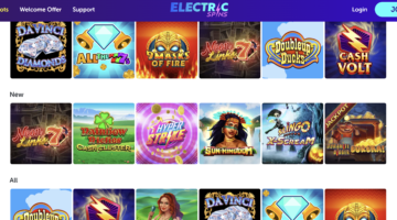 Electric Spins Casino Slots
