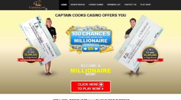 Captain Cooks Casino Free Spins