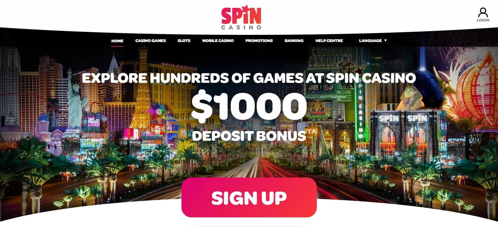 Spin Casino Banner