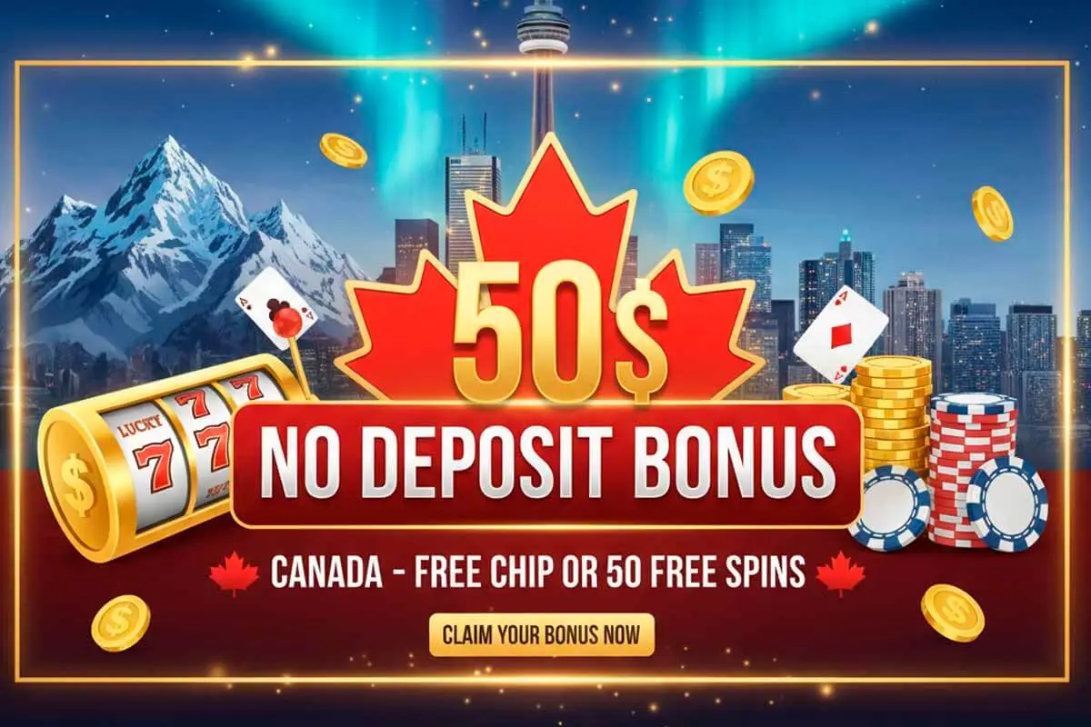 Free Chip or 50 Free Spins
