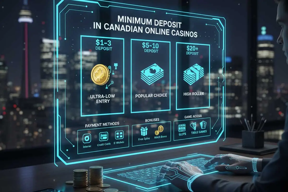 Minimum Deposit in Canadian Online Casinos