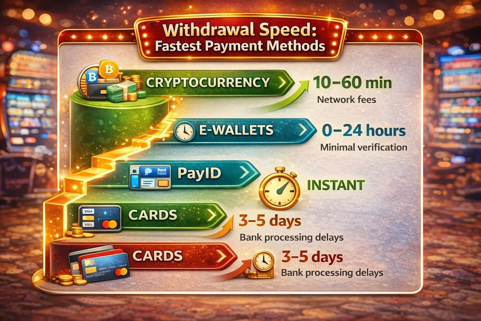 Payment Methods for True Instant Withdrawals