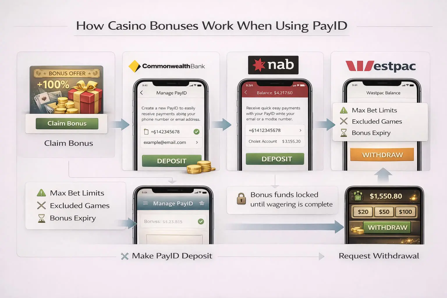 How Casino Bonuses Work — T&C Explained