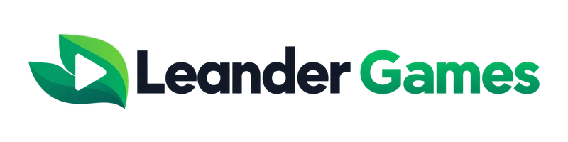 Leander Games logo