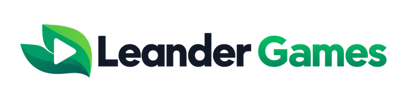 Leander Games logo